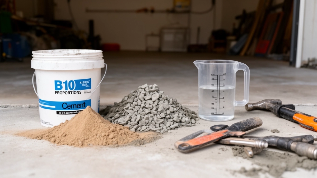 beton b10 proporcje