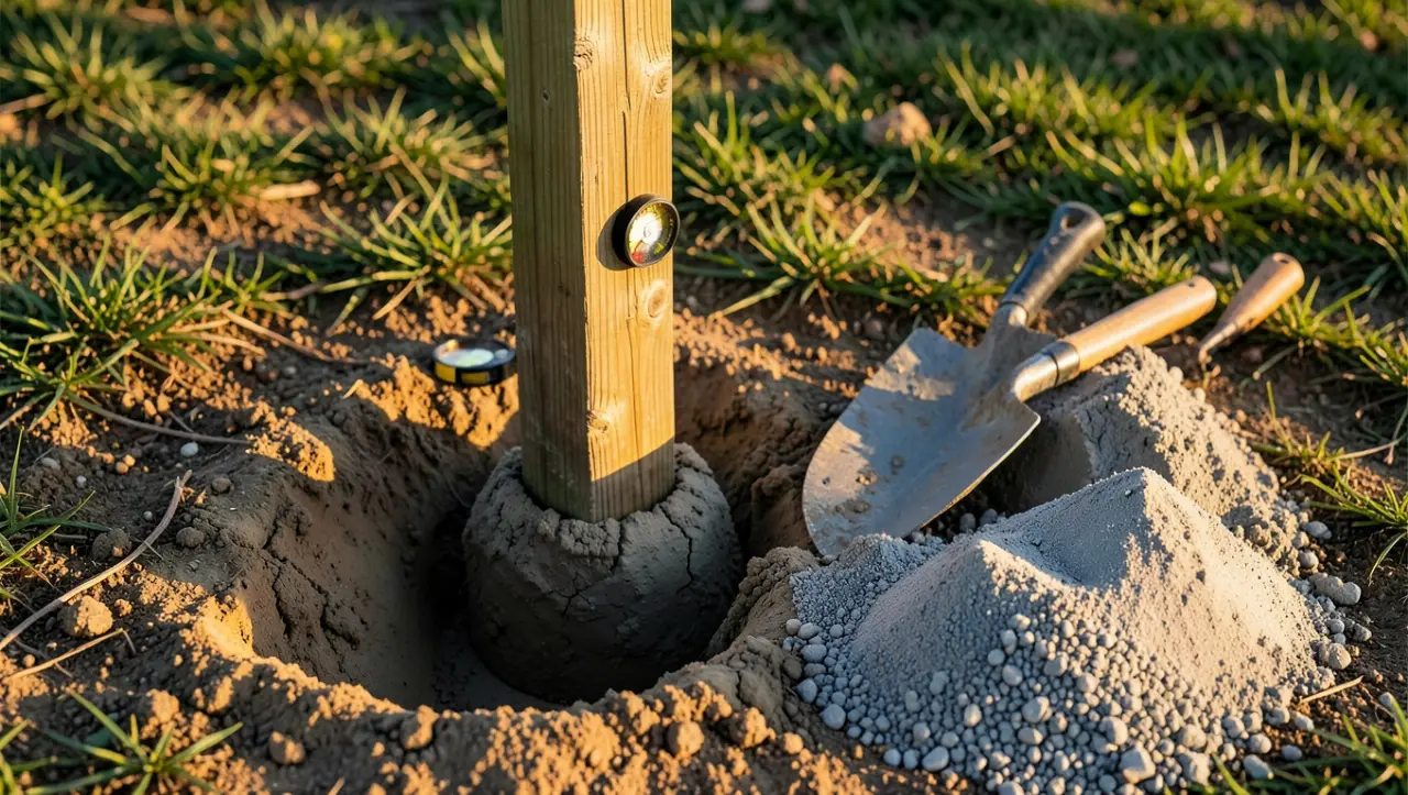 Jakie proporcje suchego betonu pod słupki?