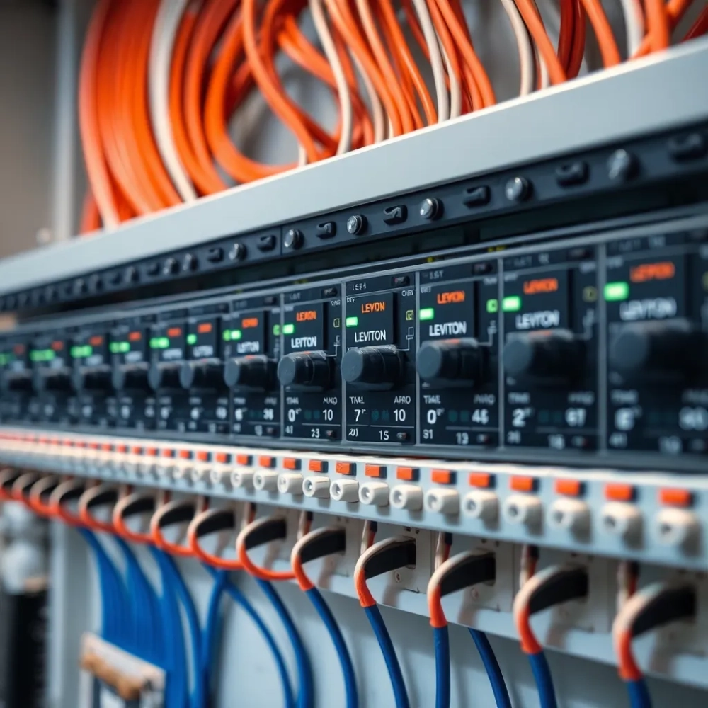 leviton lighting control relay panel