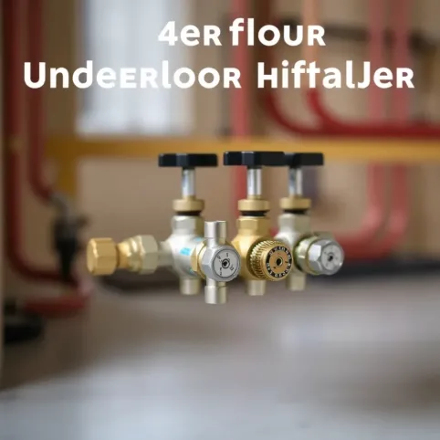 Rozdzielacz do podłogówki 4 sekcje