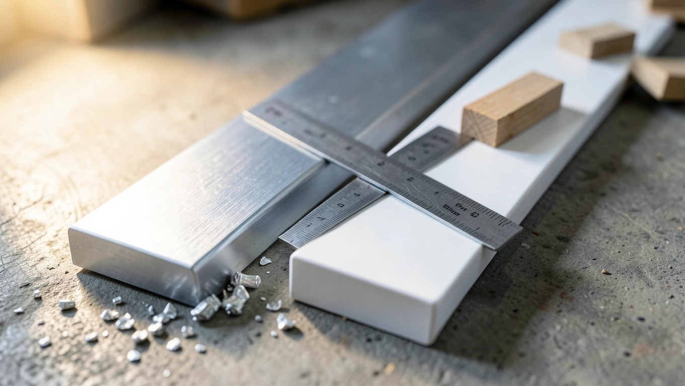 Listwa progowa aluminiowa czy z PVC porównanie materiałów