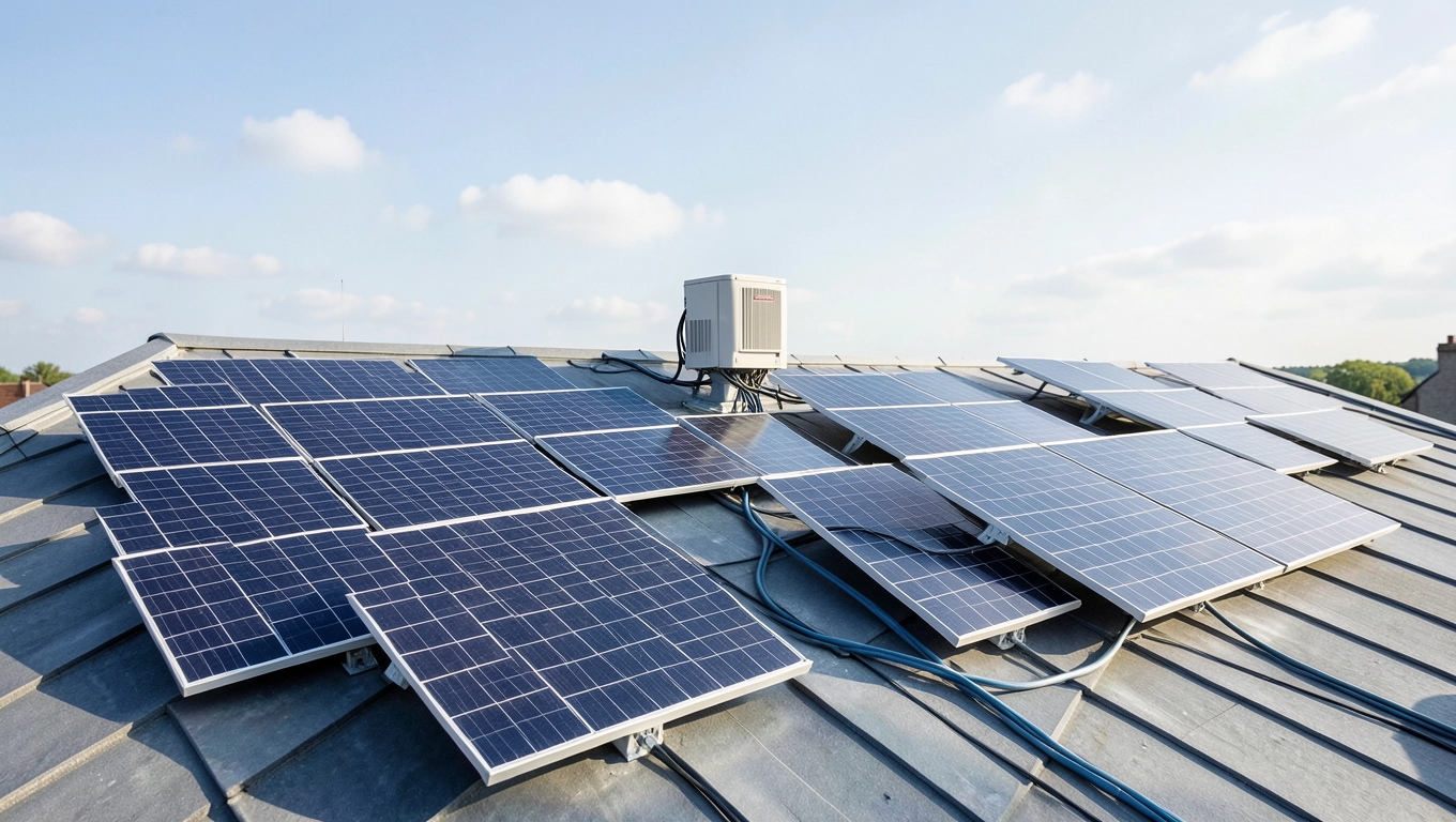szeregoworównoległe łączenie paneli fotowoltaicznych