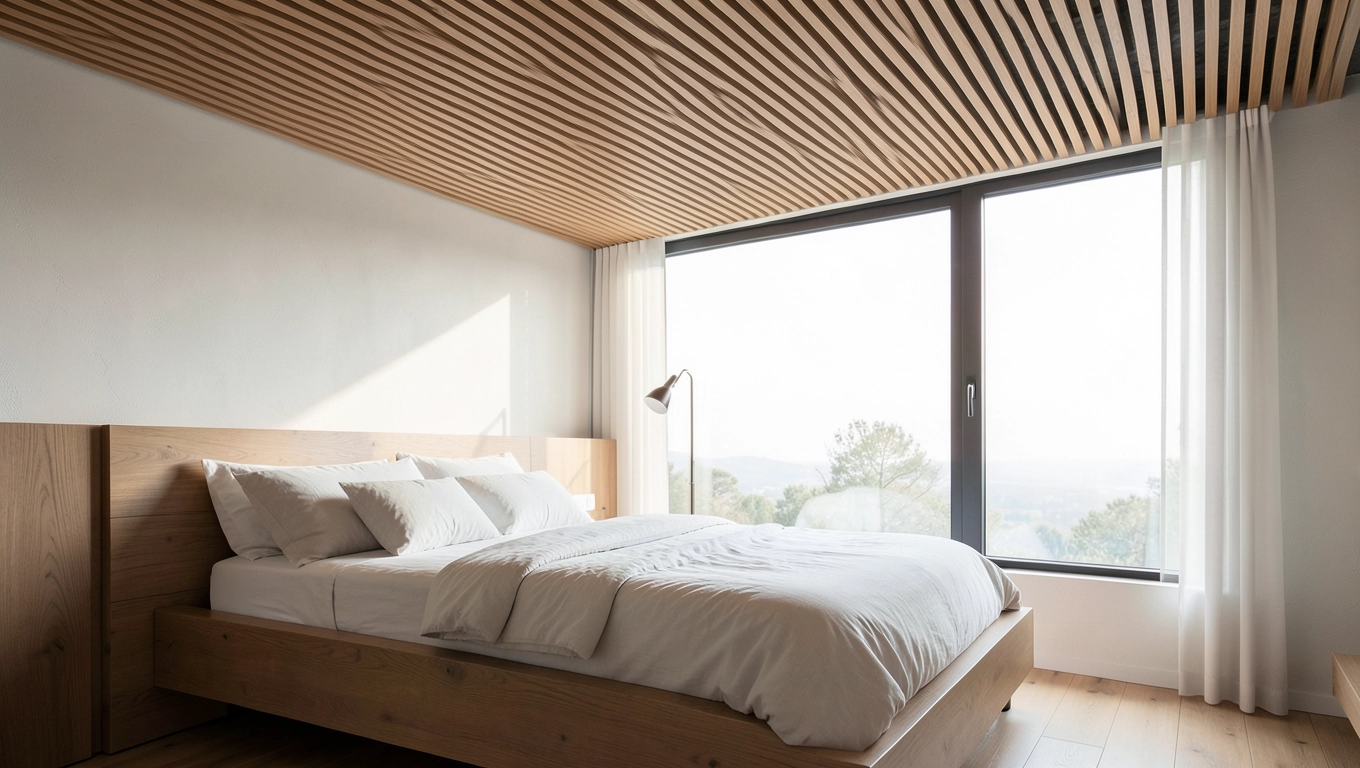 Aranżacja lameli sufitowych