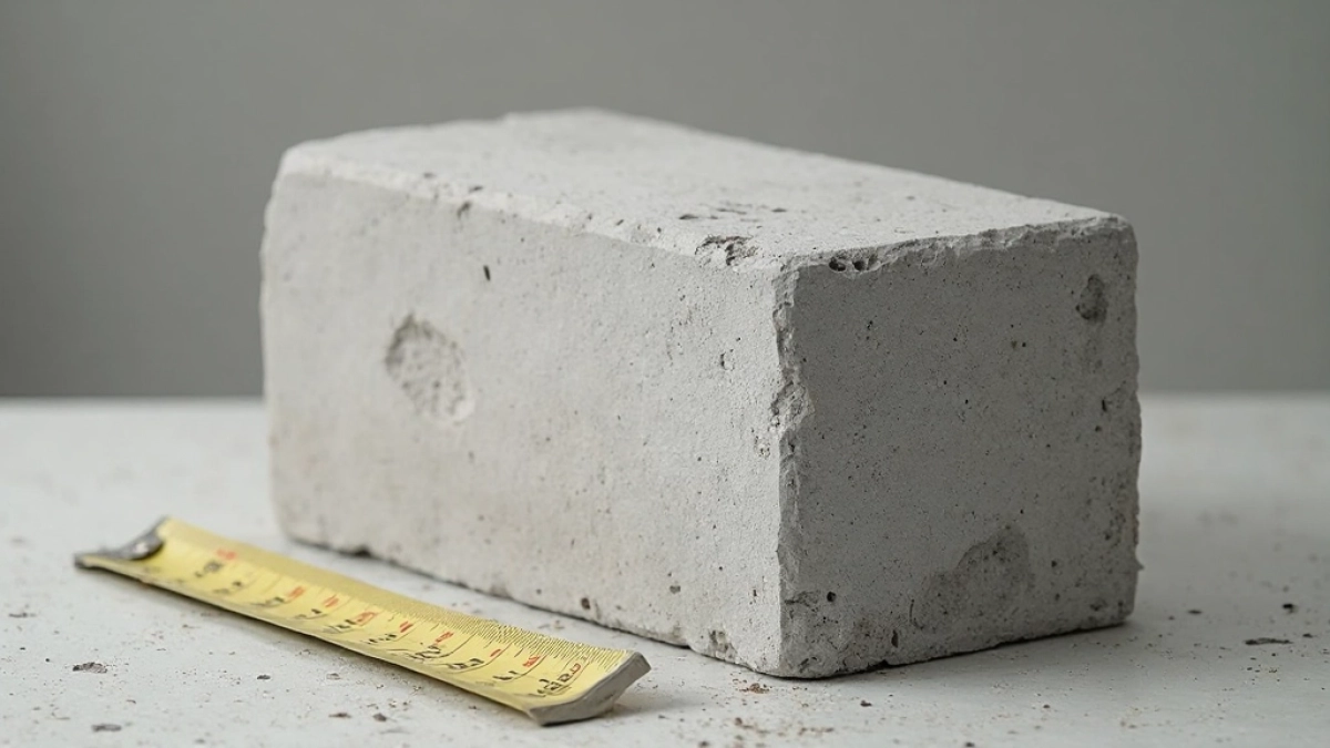 Bloczek betonowy waga