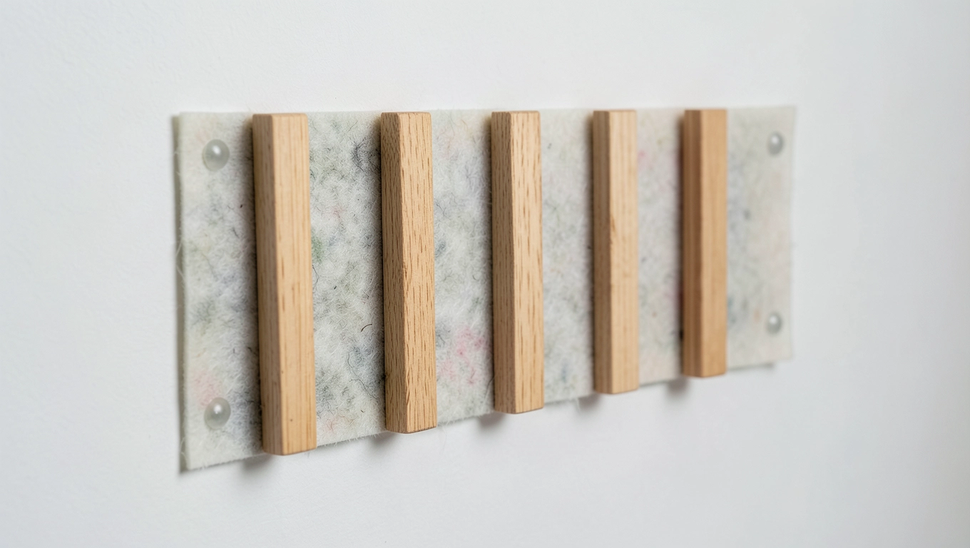 Cena montażu lameli na filcu i kleju