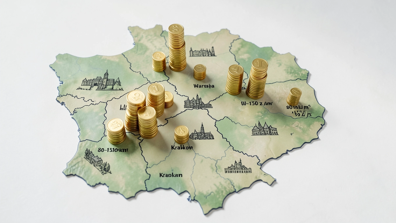 Cena montażu lameli w różnych lokalizacjach