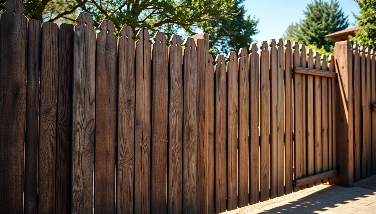 Ciekawe ogrodzenia drewniane