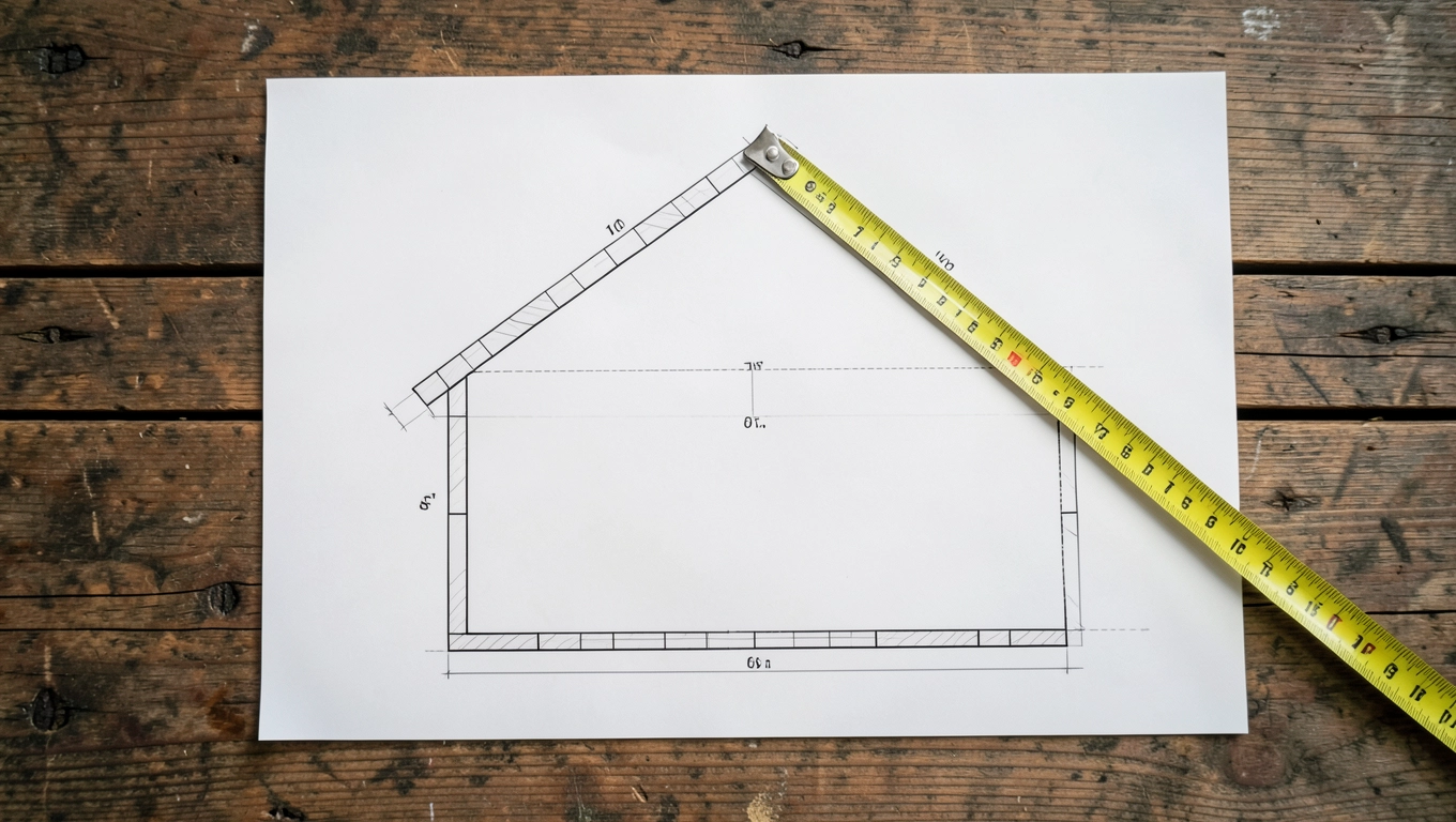 Co potrzebne do powierzchni dachu dwuspadowego