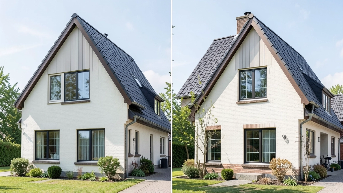 czy dach czterospadowy jest droższy od dwuspadowego