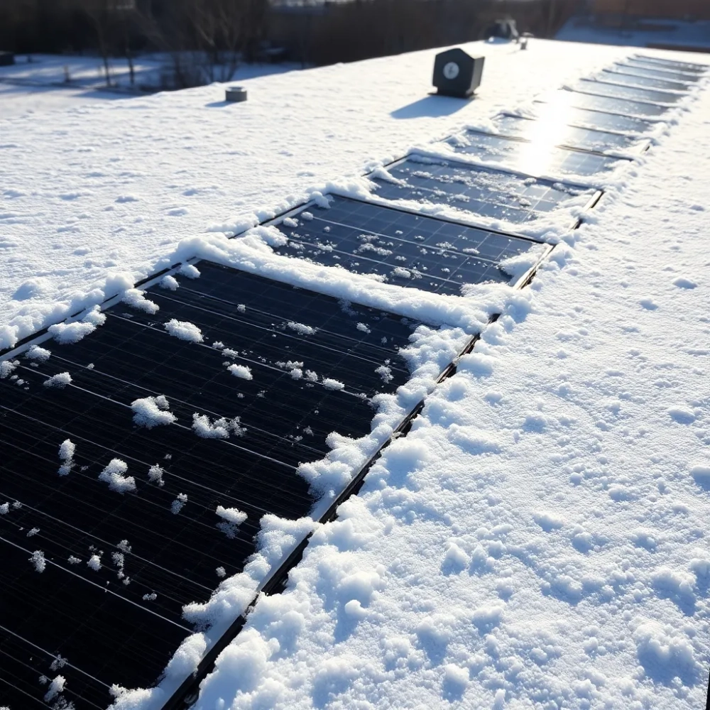 Czy panele fotowoltaiczne można odśnieżać