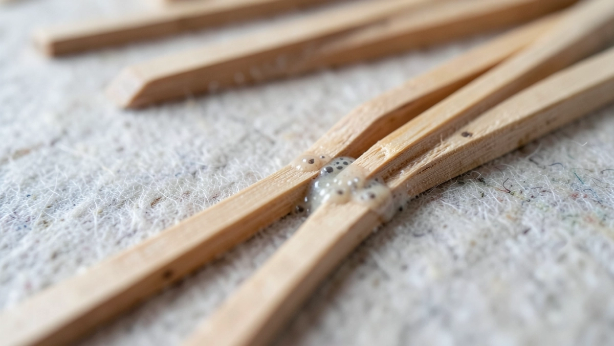 Czym kleić lamele na filcu