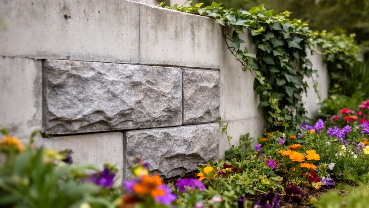 Czym obłożyć murek betonowy