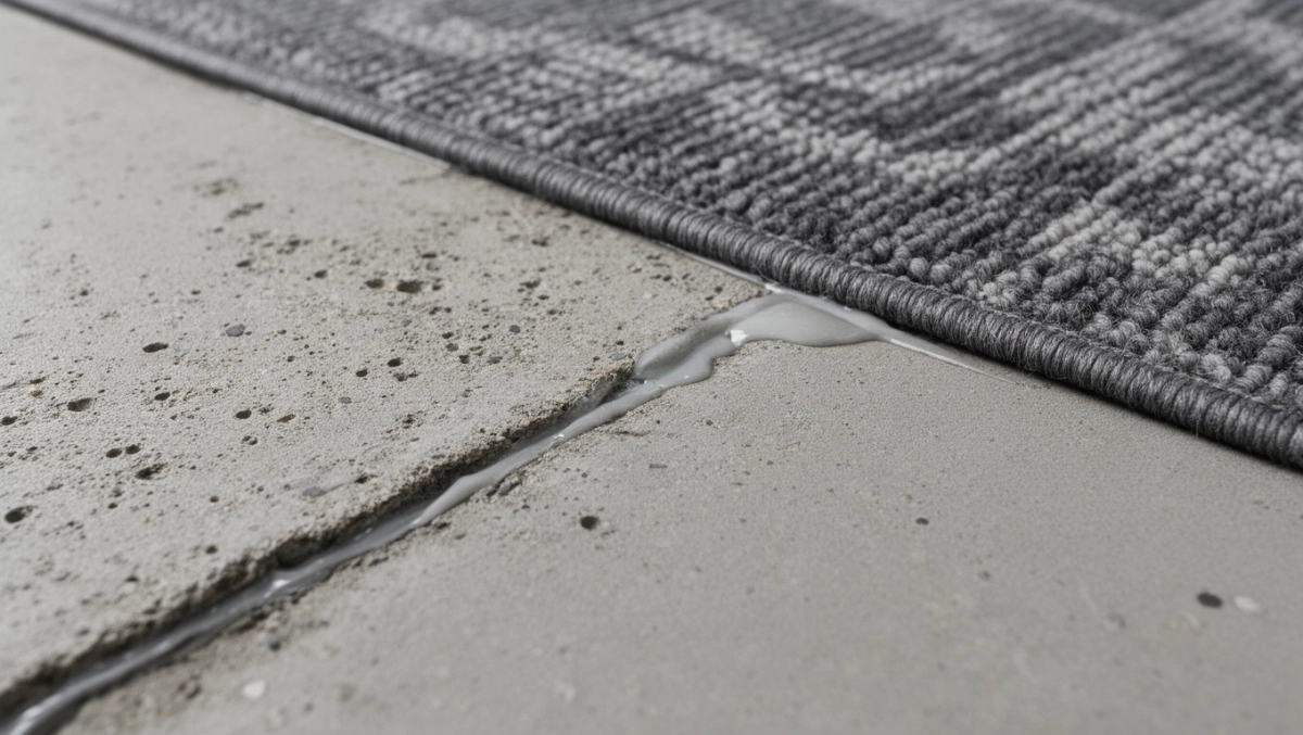 czym przykleic wykladzine do betonu