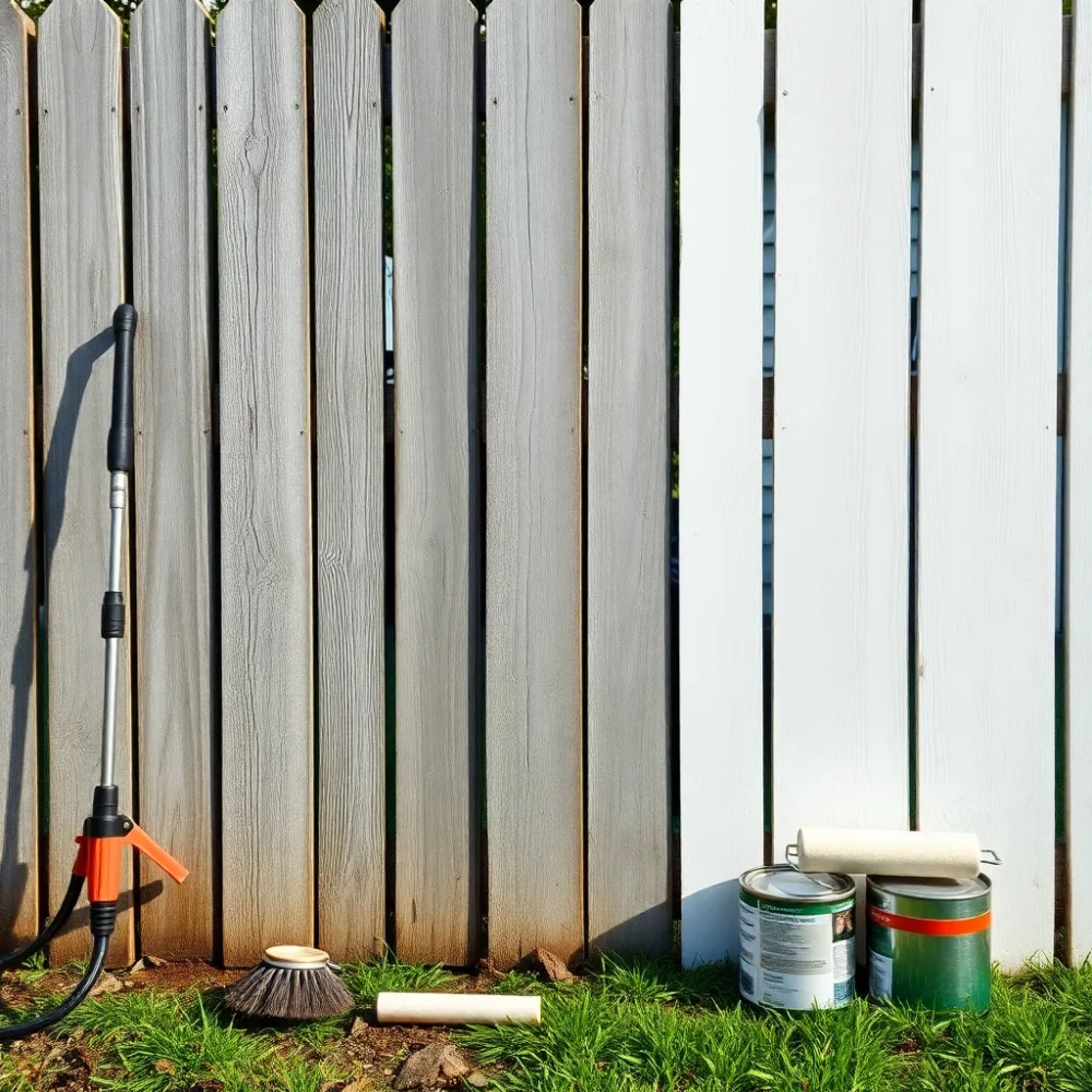 Czyszczenie i malowanie ogrodzenia cena