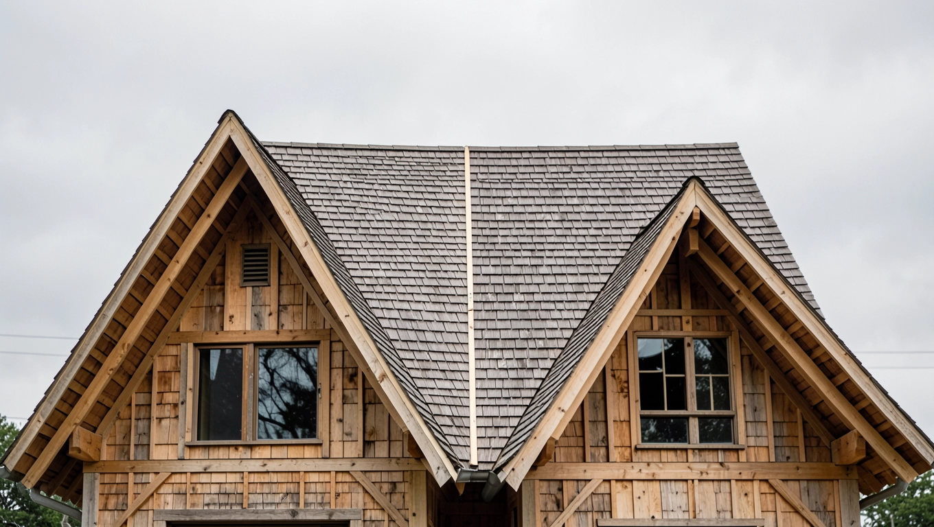 Dach dwuspadowy jako dwa jednospadowe