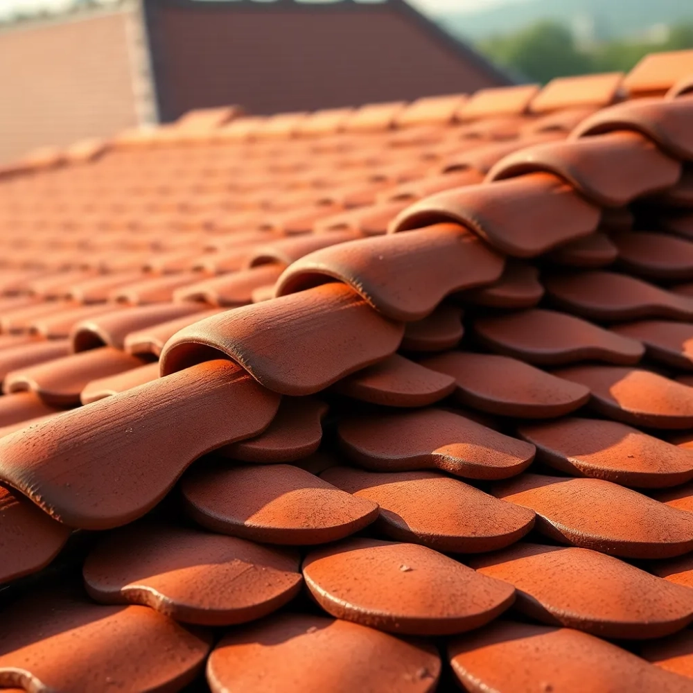 Dachówka karpiówka w łuskę