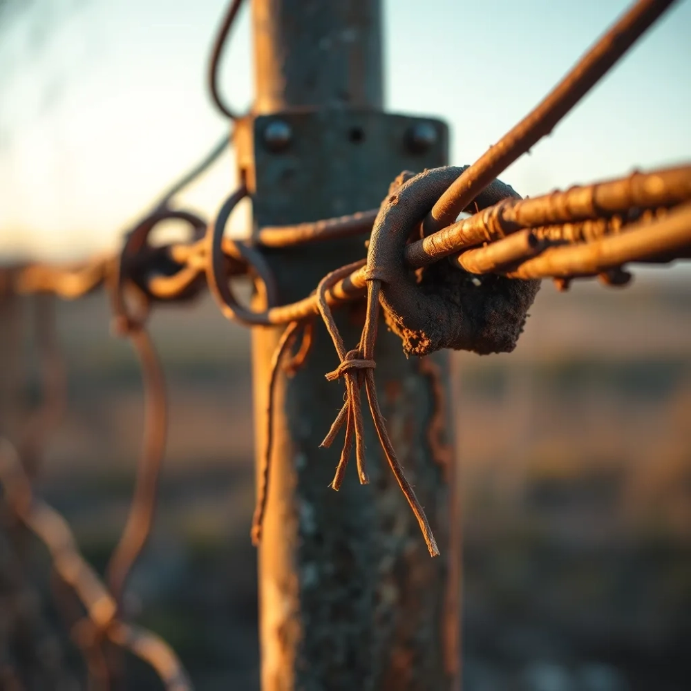 Demontaż siatki ogrodzeniowej