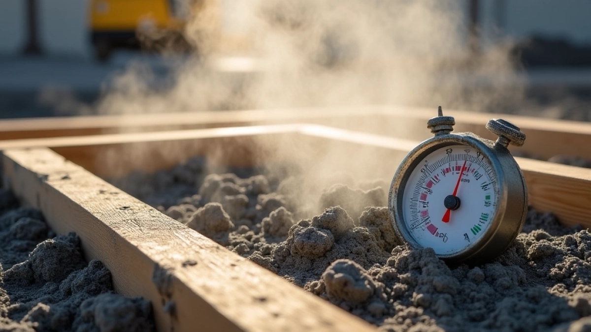 do jakiej temperatury można lać beton