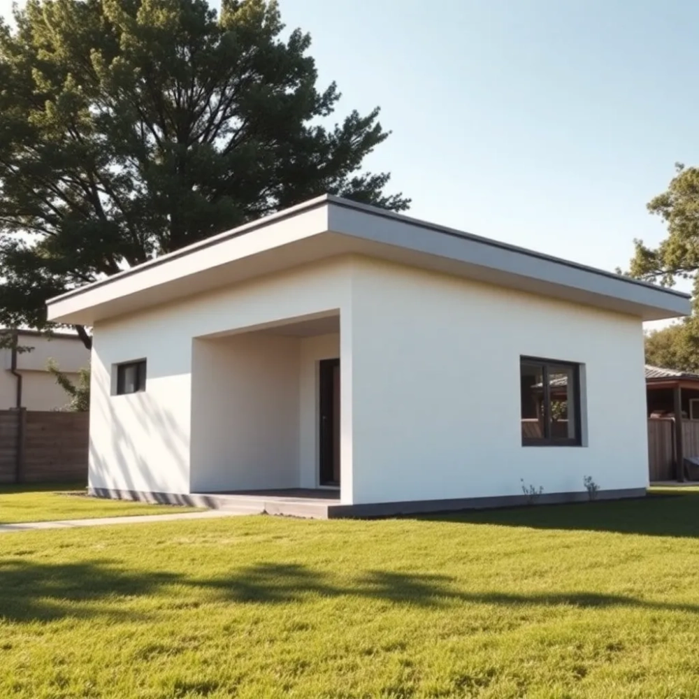 Dom parterowy z płaskim dachem do 100m2 cena