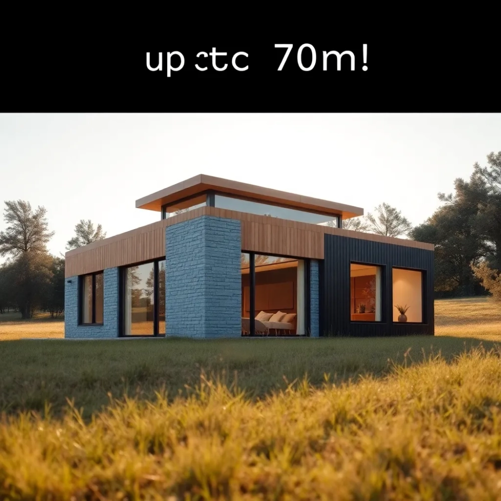 Dom parterowy z płaskim dachem do 70m2