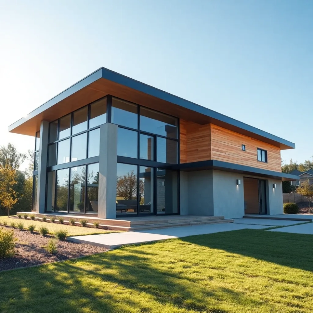 Dom z płaskim dachem projekt