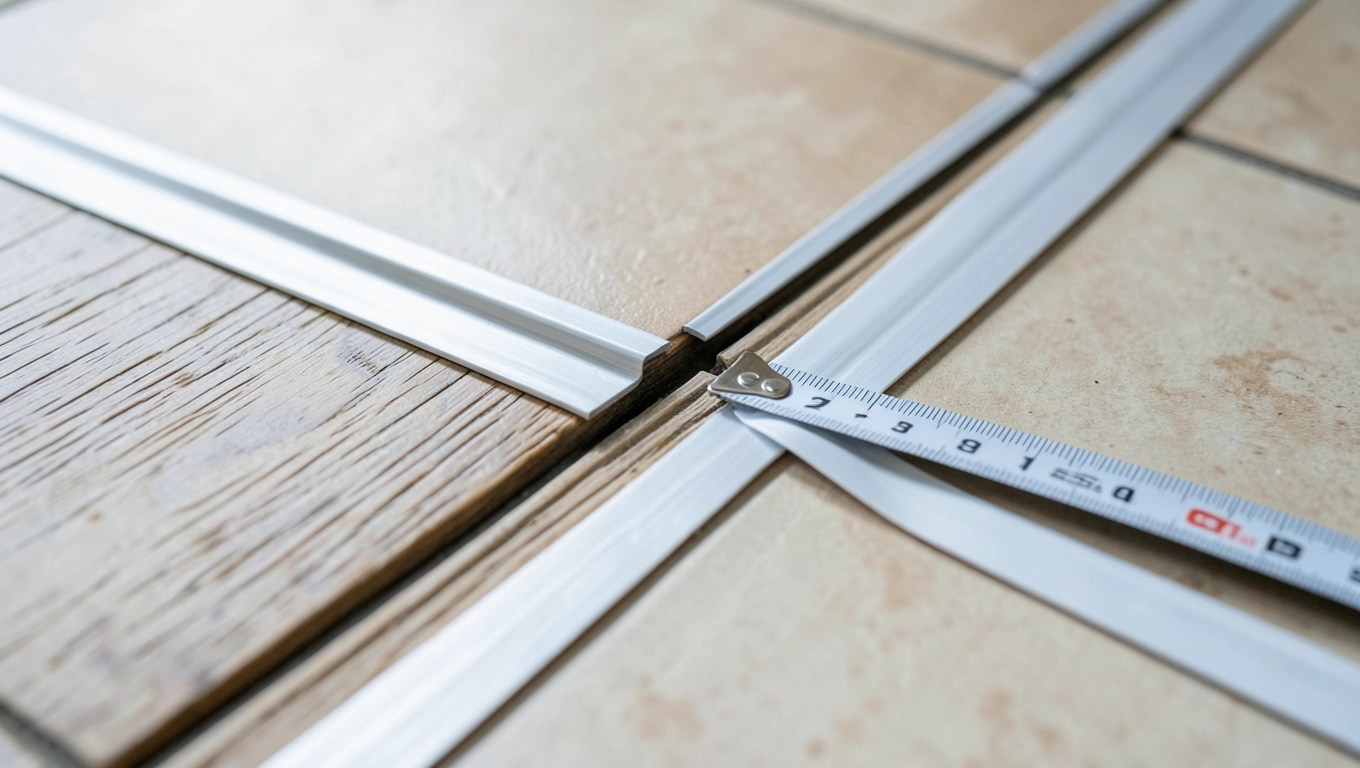 Dopasowanie listwy maskującej do podłóg