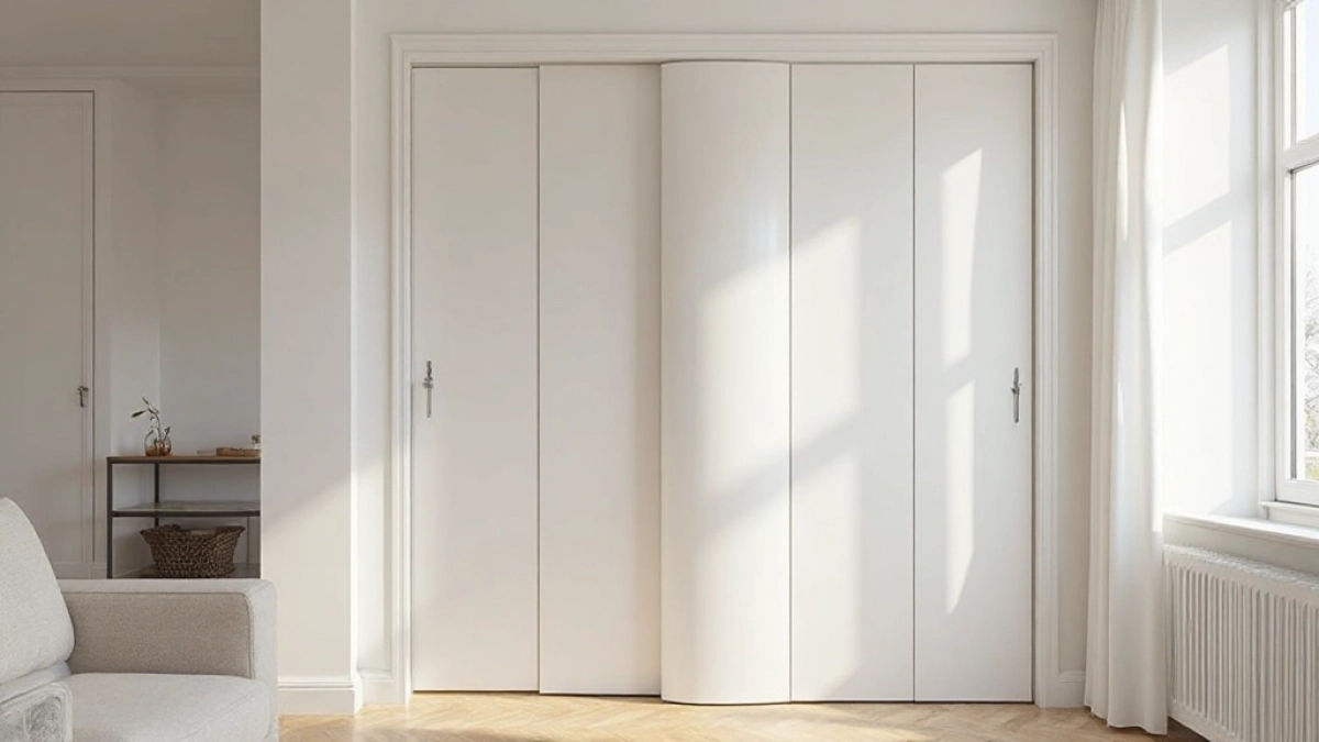 drzwi harmonijkowe bez wiercenia