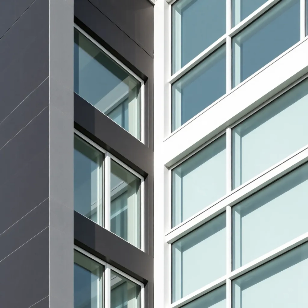 Elewacja do białych okien