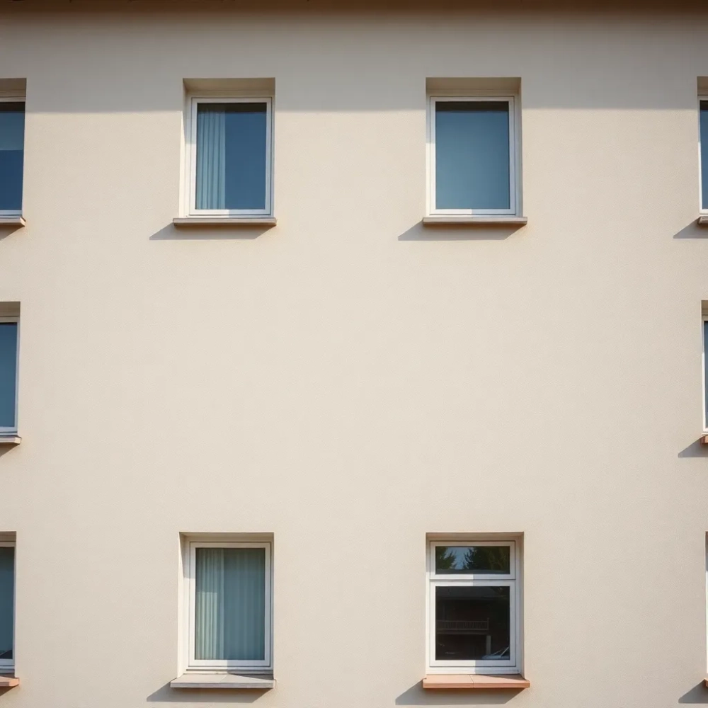 elewacje domów z lat 70tych