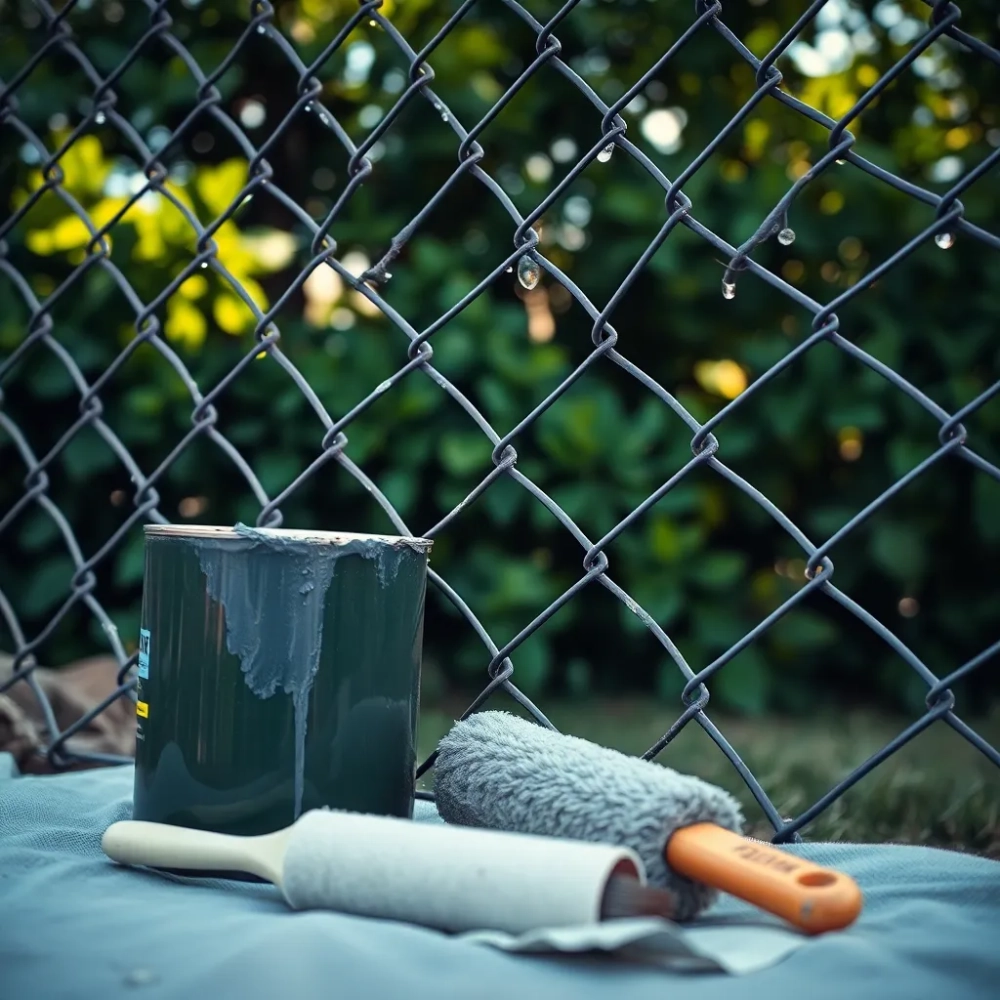 Ile farby na malowanie siatki ogrodzeniowej