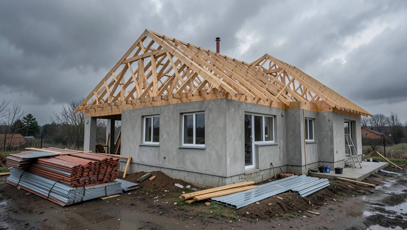 ile kosztuje wykonanie dachu dwuspadowego