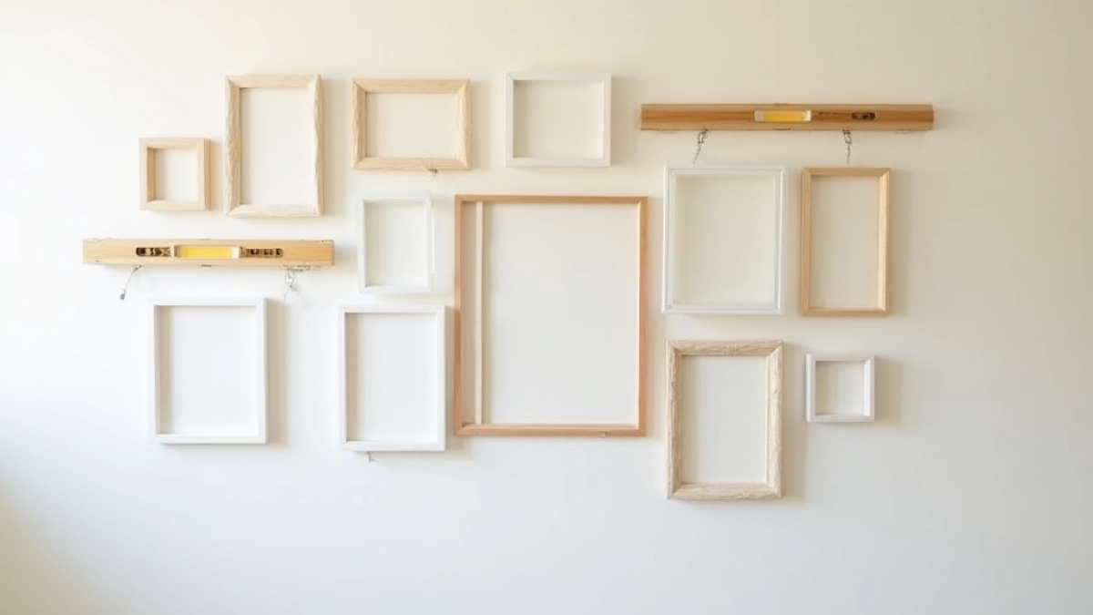Jak powiesić ramki na ścianie bez wiercenia