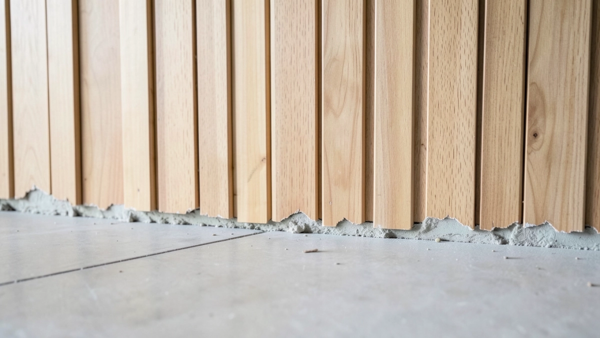 jak wykończyć lamele przy podłodze