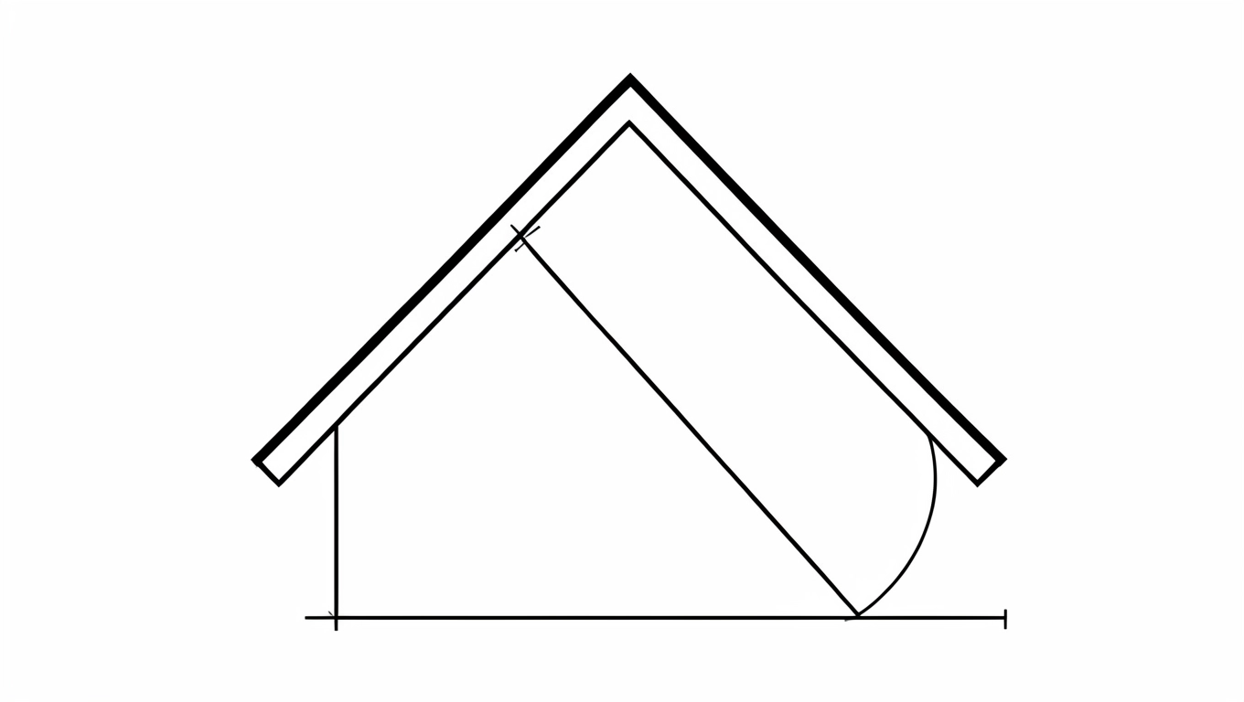 Jak wyliczyć kąt nachylenia dachu dwuspadowego