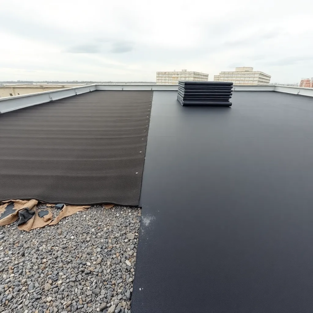 jak wyremontować płaski dach