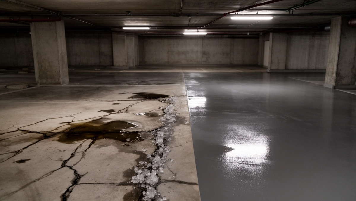 jak zaimpregnować posadzkę na parkingu