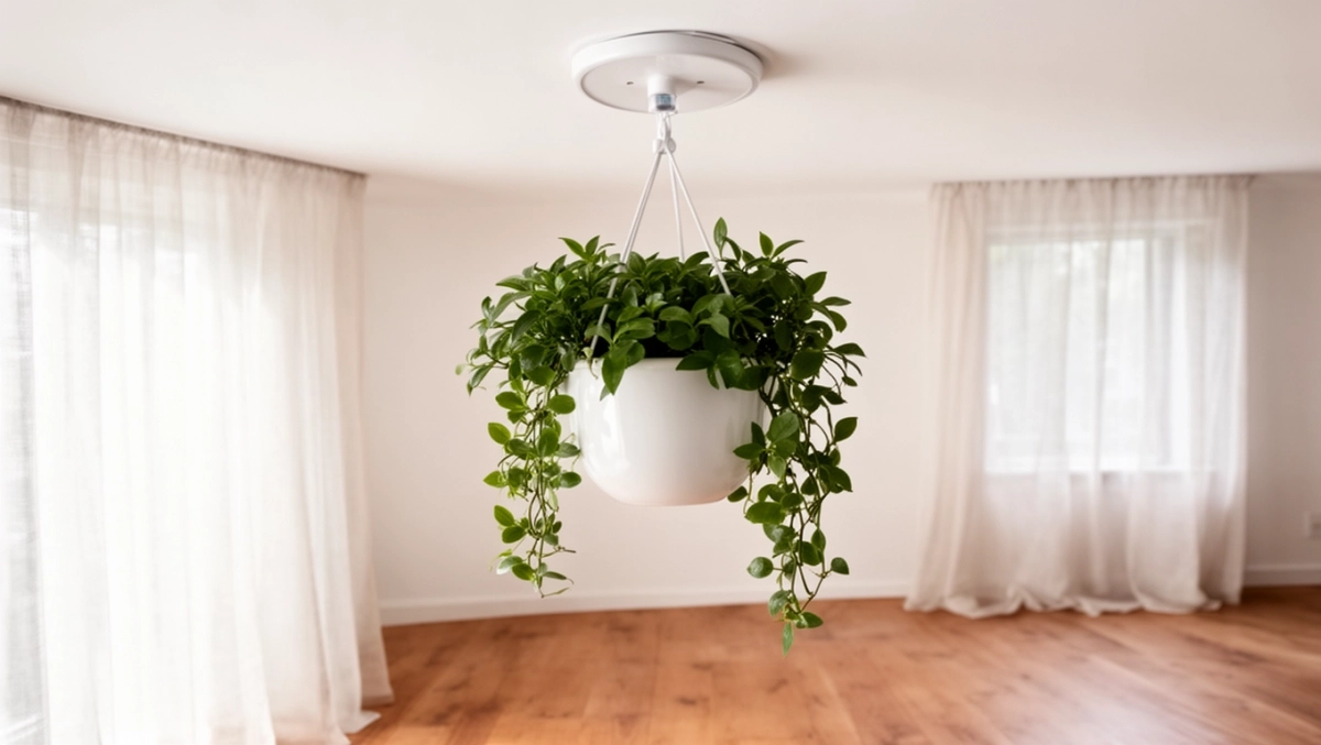 Jak zawiesić doniczkę na suficie bez wiercenia