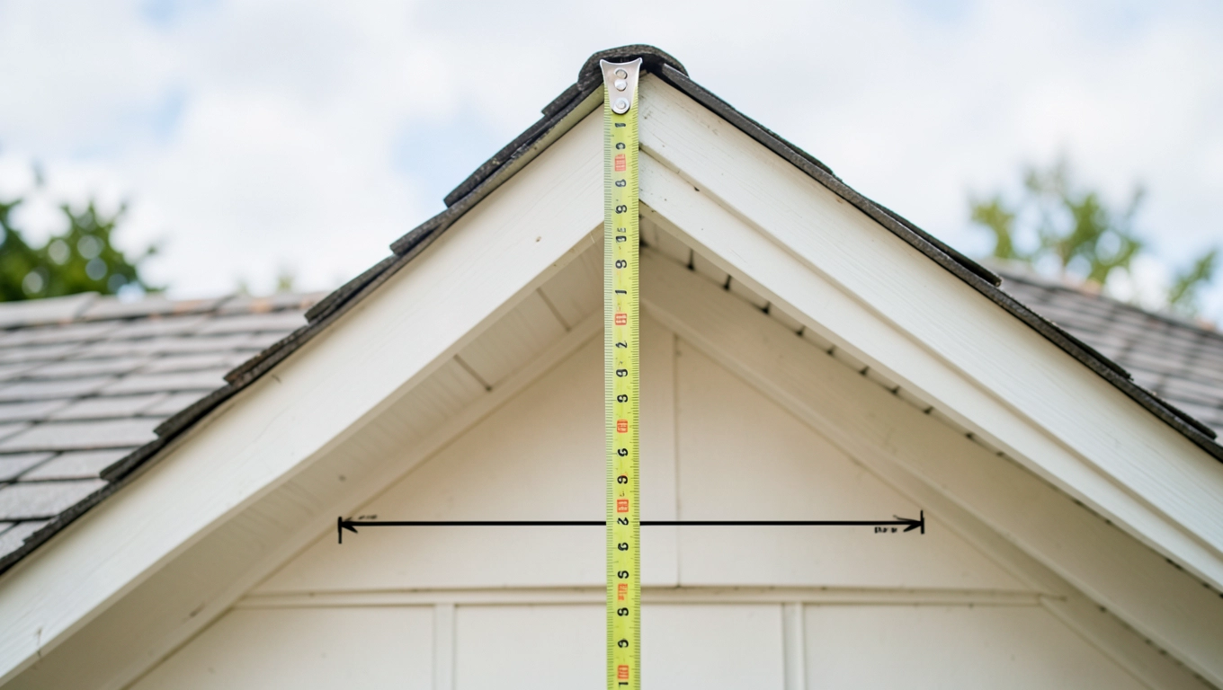 Jak zmierzyć kąt nachylenia dachu dwuspadowego