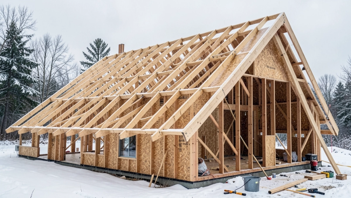 jak zrobić dach dwuspadowy krok po kroku