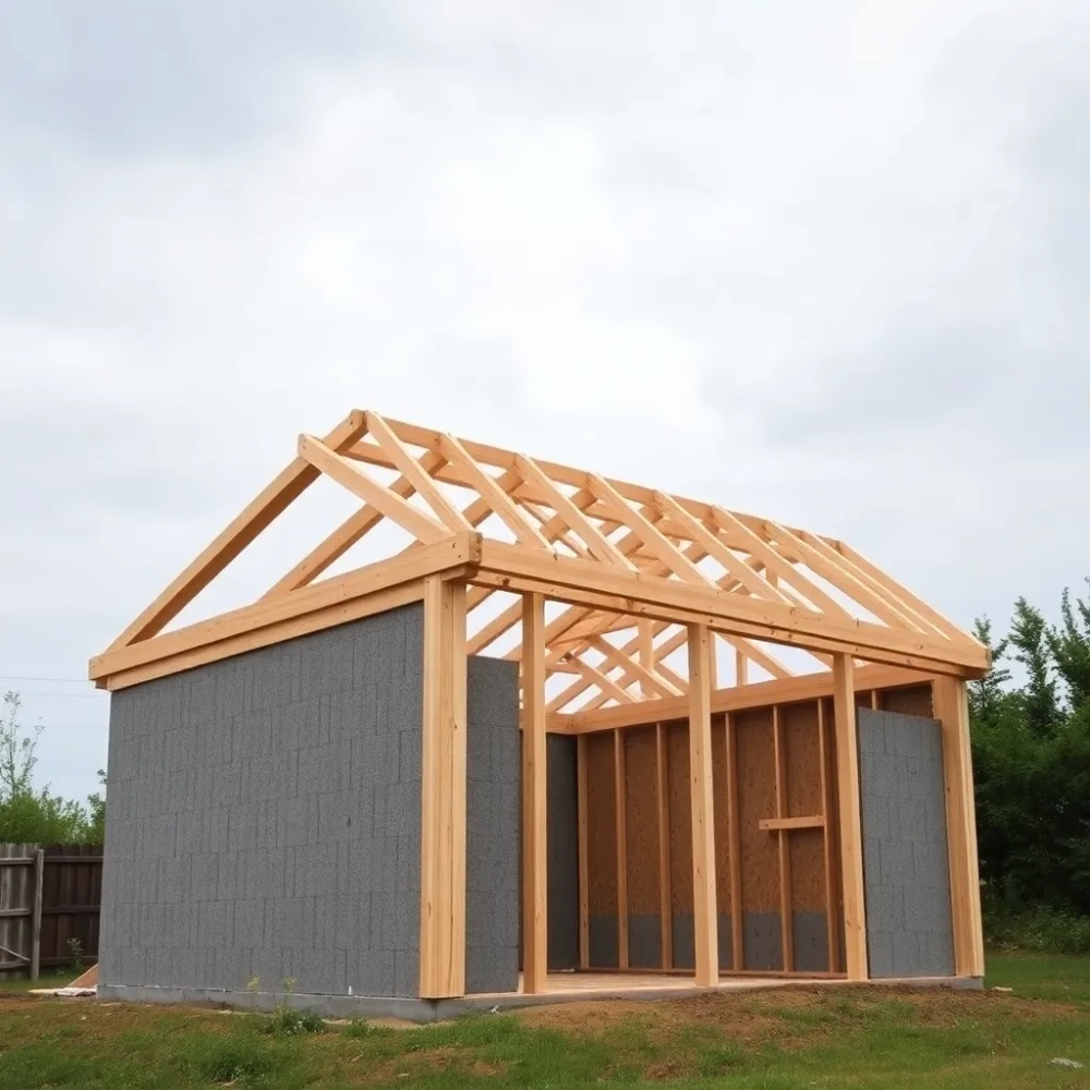 Jak zrobić dach jednospadowy na garażu