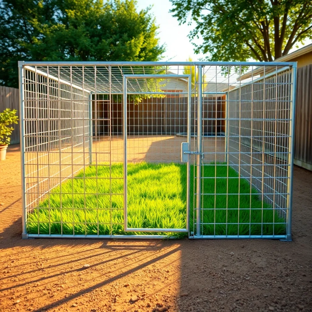 Jak zrobić kojec dla psa z paneli ogrodzeniowych