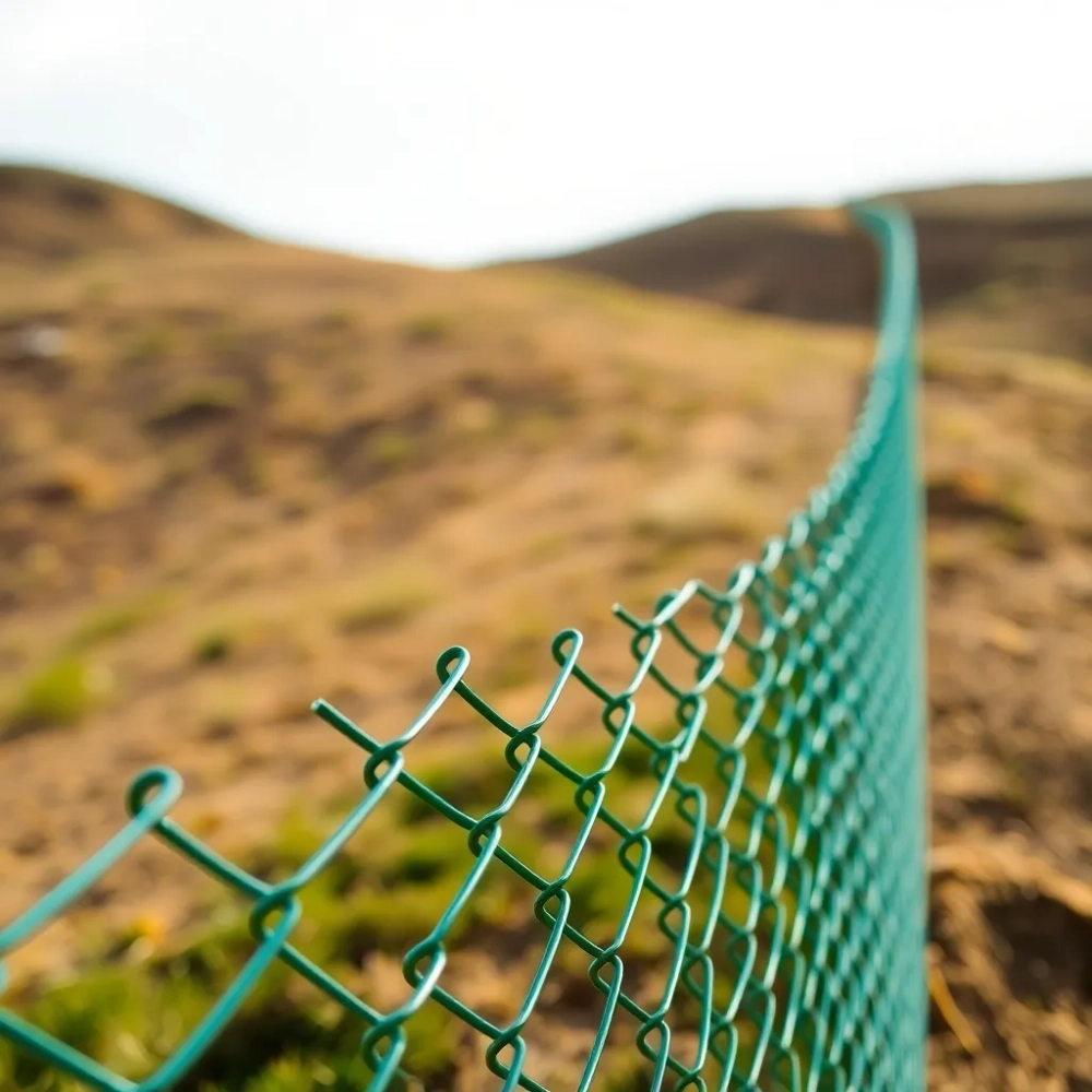 Jak zrobić ogrodzenie z siatki ze spadkiem