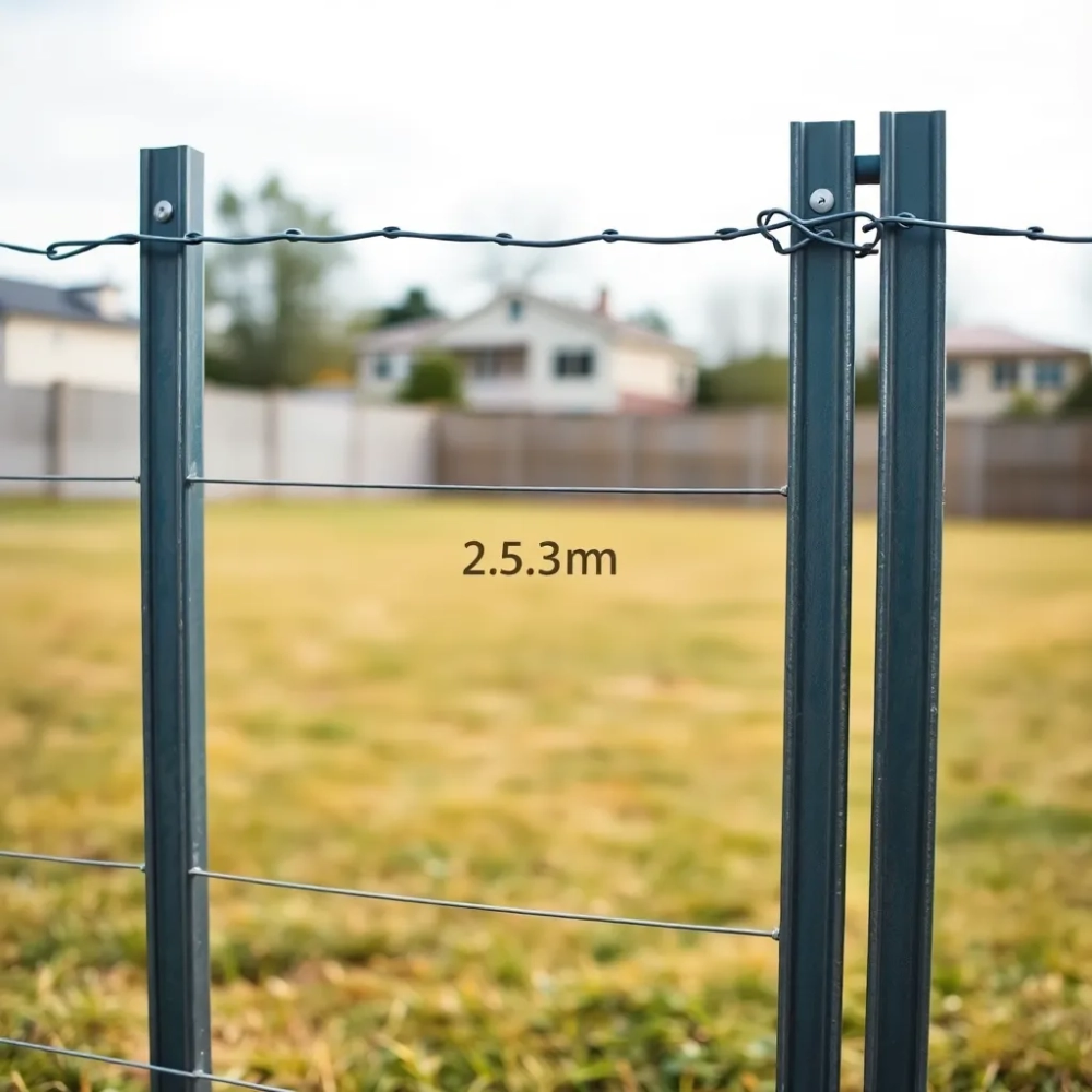 Jaka odległość między słupkami ogrodzenia z siatki