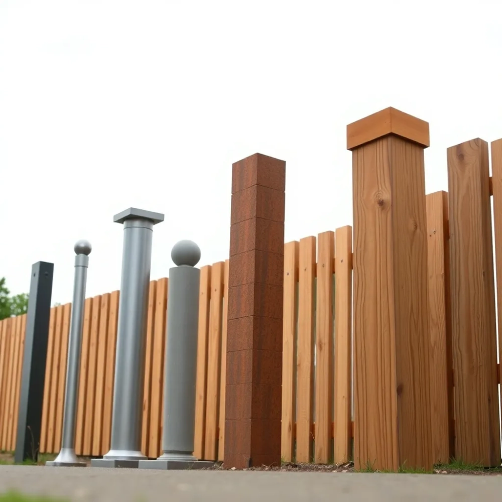 Jakie słupki do ogrodzenia panelowego