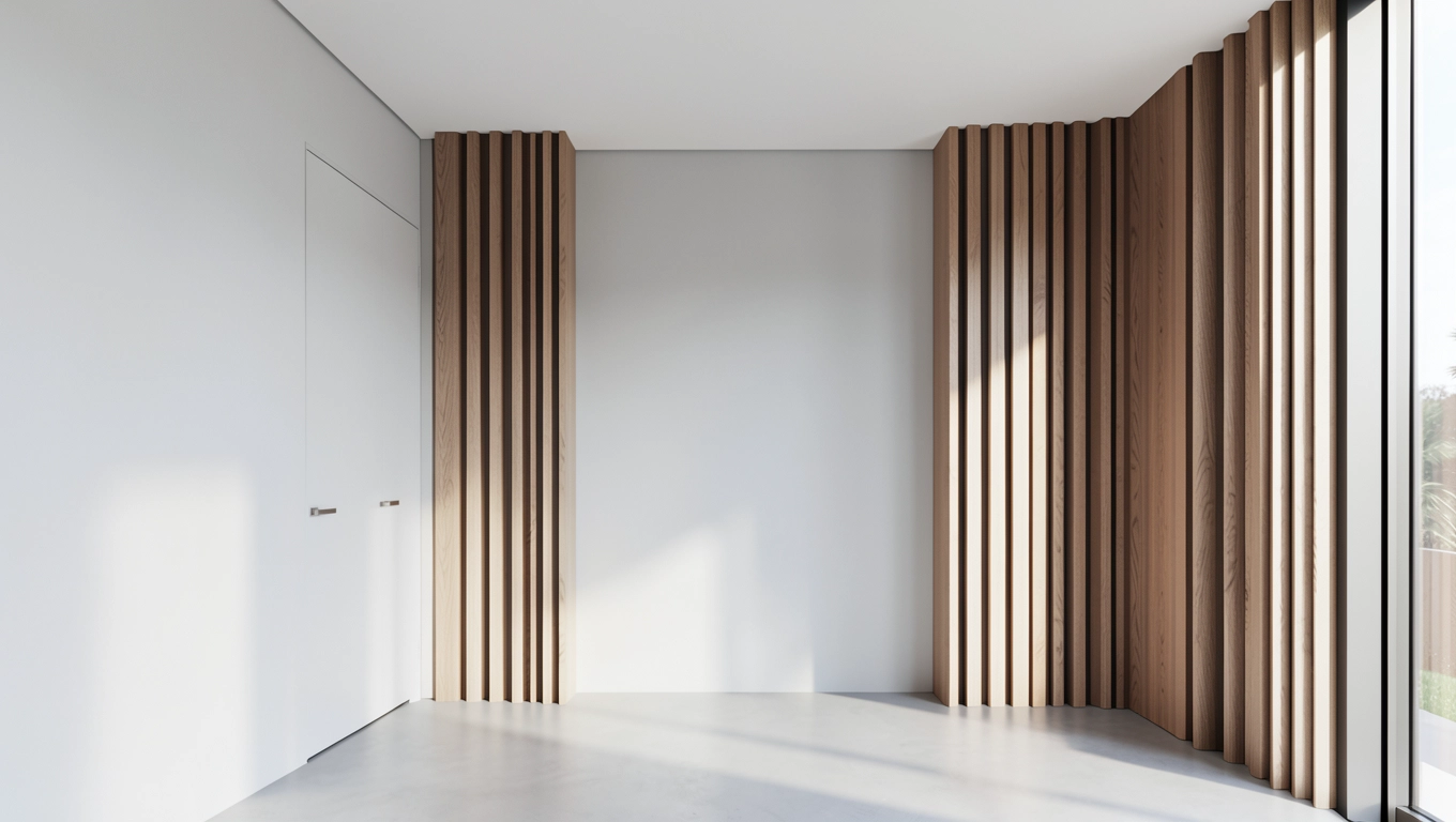 Jasne odcienie ścian do lameli