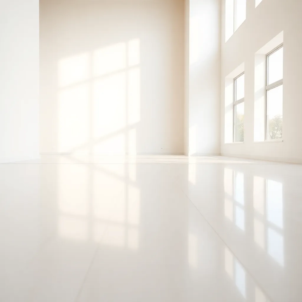 Jasne panele podłogowe z połyskiem