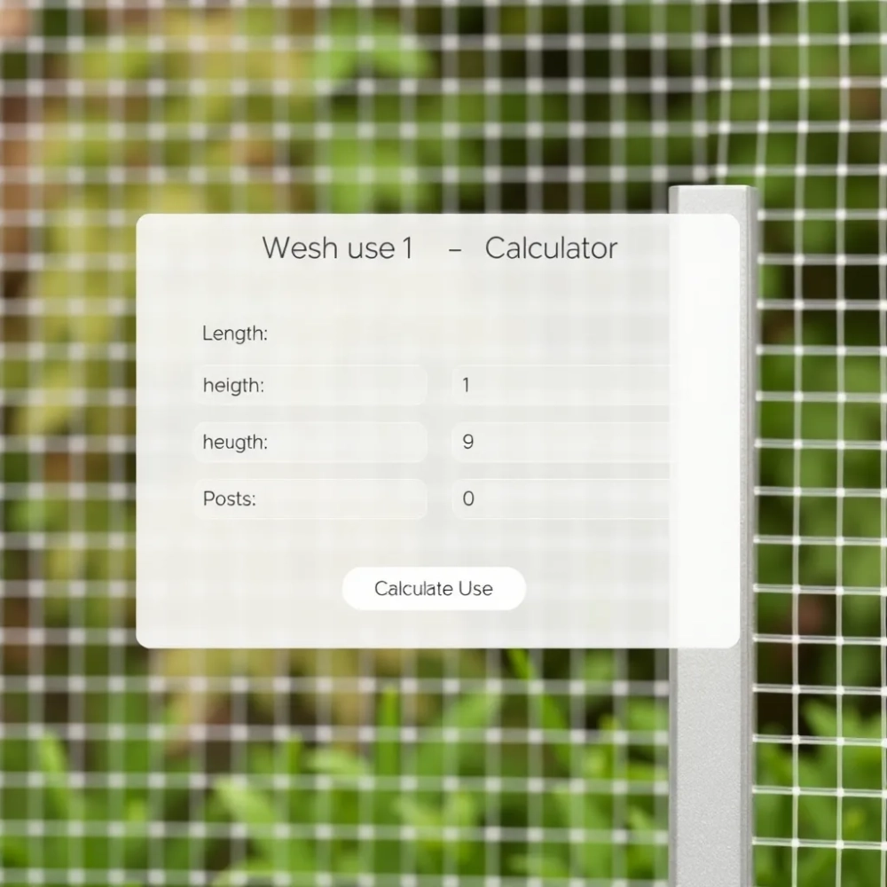 Kalkulator ogrodzenia z siatki