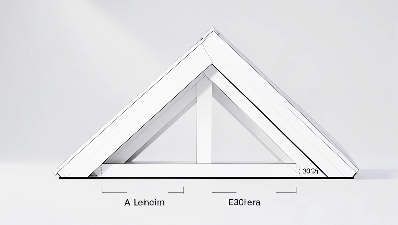 Kąt nachylenia w obliczeniach dachu dwuspadowego