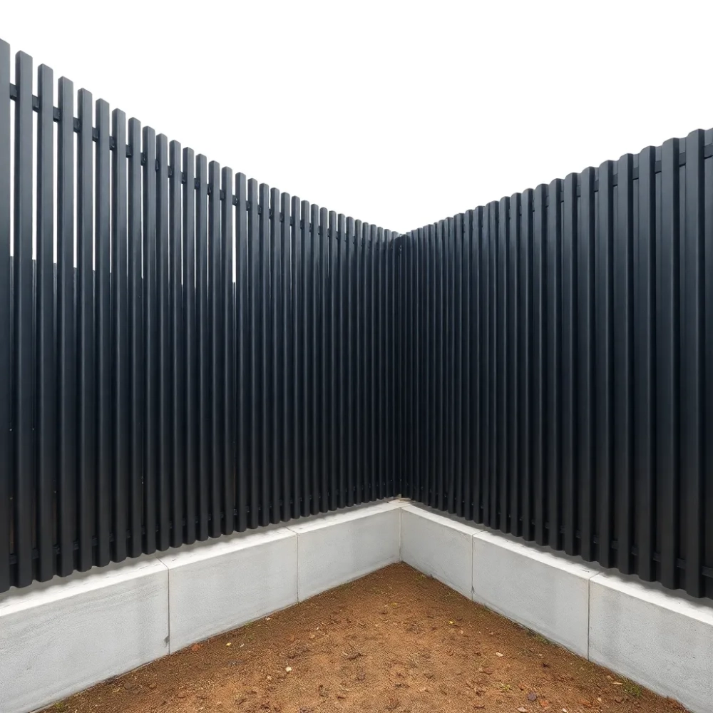 Kompletne ogrodzenie panelowe z podmurówką cena z montażem