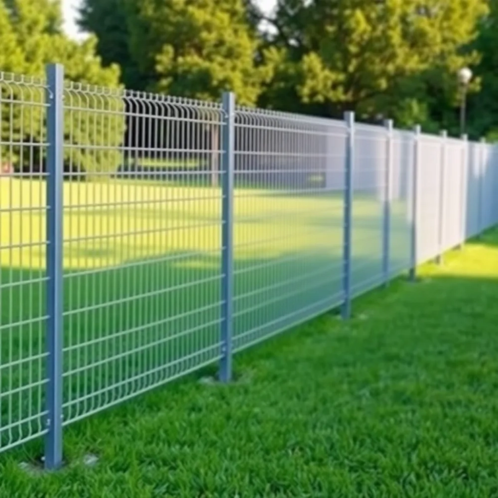 Kompletne ogrodzenie z siatki 150 cm